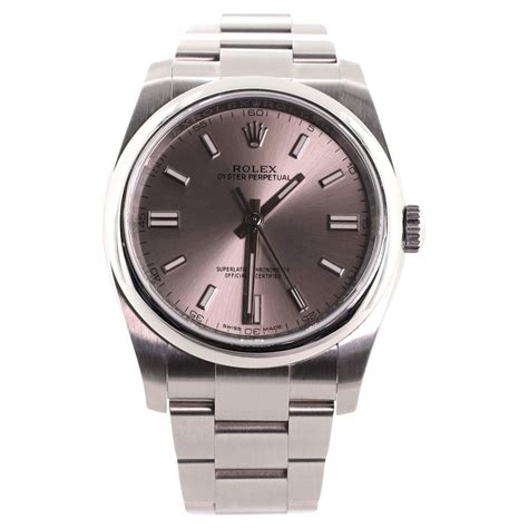 rolex oyster perpetual acciaio nero